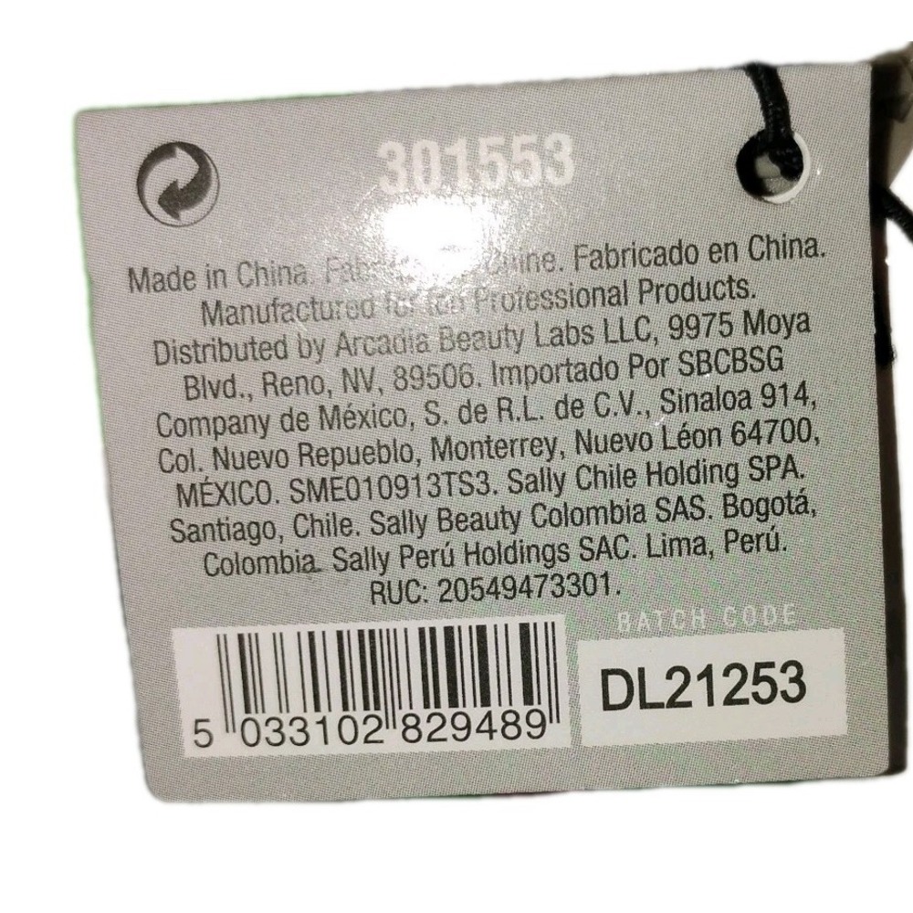 Ion Ceramic Thermal 2" Brush Round Blowout Concave Ionic White Gray #DL21335 -V - Picture 4 of 5